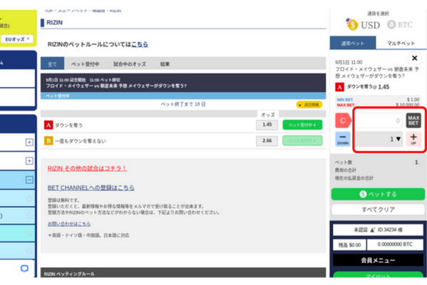 ベットチャンネルベット
