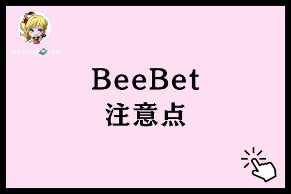 BeeBetを利用する際の注意点