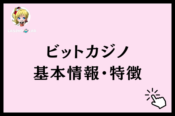 ビットカジノの特徴